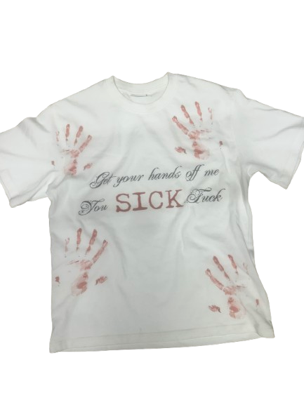"Hands off" tee