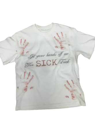 "Hands off" tee